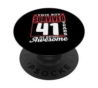 Este Chico sobrevivió 41 años de ser un cumpleaños de Chicos Impresionantes PopSockets PopGrip Adhesivo