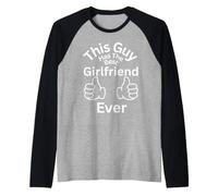 Este Chico Tiene la Mejor Novia de Todos los Tiempos diversión de unión Familiar Camiseta Manga Raglan