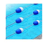 Este Conjunto de Boyas de 3 a 60 pies para carriles de Piscina, divisores de Piscina con Ganchos, es Adecuado para Dividir carriles y áreas de Agua (3 m/10 pies).