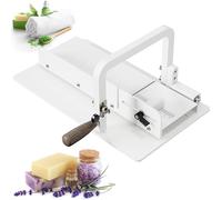 Este Cortador de jabón Multiusos, rebanador de Alambre Manual para Cortar con precisión jabón, Queso, Mantequilla, Pastel y Pan, Tabla de Cortar jabón Hecha a Mano