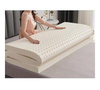 Este cubrecolchón de látex Natural de tamaño Completo es Duradero y no se deforma fácilmente. Es Transpirable y cómodo, Ideal para aliviar el Dolor de Espalda. Tiene un Grosor de 2,5 cm y mi