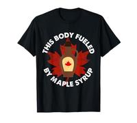 Este cuerpo alimentado por el jarabe de arce Diseño Camiseta