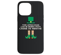 Este duende puede ser sobornado con Creme De Menthe Paddy Day Carcasa para iPhone 13 Pro Max