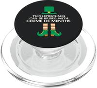 Este duende puede ser sobornado con Creme De Menthe Paddy Day PopSockets PopGrip para MagSafe