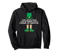 Este duende puede ser sobornado con Creme De Menthe Paddy Day Sudadera con Capucha