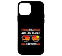 Este entrenador atlético tiene un diseño de atardecer de estilo retro jubilado Carcasa para iPhone 12 mini