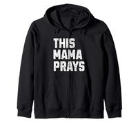 Este entrenamiento de Mama Prays, moderno y lindo, de Christian Jesus en el gimnasio Sudadera con Capucha