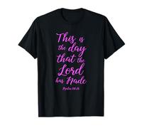 Este es el día Que el Señor ha Hecho el Salmo 118:24 Scrpiture God Camiseta