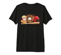 Este es el Juego de béisbol de la Temporada - Eat Sleep Baseball Repeat Camiseta Premium