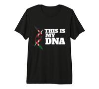 Este es mi ADN Orgulloso Patriótico Kenia Bandera País Camiseta Premium