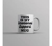 Este Es Mi Apoyo Emocional Taza Divertido Tazas De Desayuno Duradero Mug Para Leche Oficina Hogar 330Ml