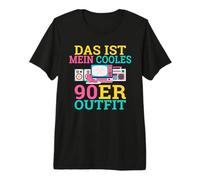 Este es mi Atuendo Genial de los 90 Disfraces de los 90 Camiseta Premium