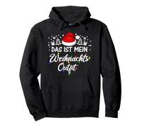 Este es mi Atuendo navideño, Sombrero de Papá Noel Sudadera con Capucha