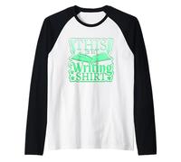 Este es mi Autor de Novela Divertida y Divertida de Escribir Camiseta Manga Raglan