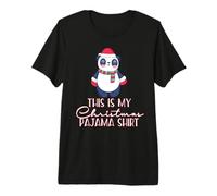 Este ES MI Camisa Pijama DE Navidad Panda Bear PJs Meme Camiseta Premium
