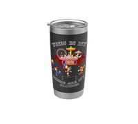 Este es Mi Circo, estos son mis Payasos. Vaso térmico de acero inoxidable de doble pared