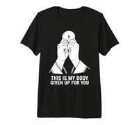 Este es mi Cuerpo entregado por ti Misa católica Camiseta Premium