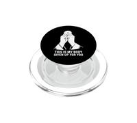 Este es mi Cuerpo entregado por ti Misa católica PopSockets PopGrip para MagSafe