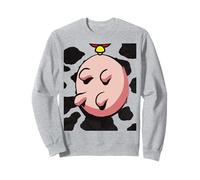 Este es mi cuerpo humano Disfraz de granjero, soy realmente una vaca, ubres Sudadera