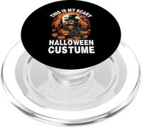 Este es mi Disfraz de Halloween Aterrador - Parche de Calabaza Calavera PopSockets PopGrip para MagSafe