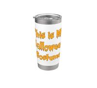 Este es mi disfraz de Halloween divertida cita espeluznante Vaso térmico de acero inoxidable de doble pared