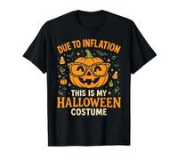 Este es mi Disfraz de Halloween, Divertido Halloween Debido a la inflación Camiseta gráfica económica, Hombre, Negro, XL
