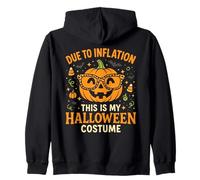 Este es mi disfraz de Halloween, divertido Halloween debido a la inflación Sudadera con Capucha