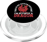 Este es mi Disfraz de Humano. De Hecho, Soy un dragón para Halloween PopSockets PopGrip para MagSafe