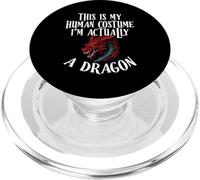 Este es mi Disfraz de Humano. De Hecho, Soy un dragón para Halloween PopSockets PopGrip para MagSafe