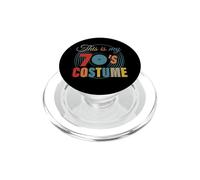 Este es mi Disfraz de los 70, Vintage, Colorido, Retro, de los 70 PopSockets PopGrip para MagSafe