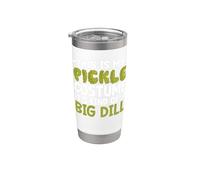 Este es mi disfraz de pepinillo, es una especie de Big Dill Halloween Vaso térmico de acero inoxidable de doble pared