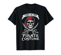 Este es mi disfraz de pirata de Halloween calavera pirata Camiseta