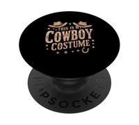 Este es mi Disfraz de Vaquero Occidental para Amantes del Campo PopSockets PopGrip Adhesivo