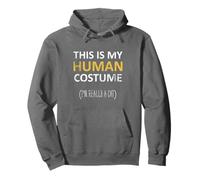 Este es mi disfraz humano de «Soy realmente un gato» para Halloween Sudadera con Capucha