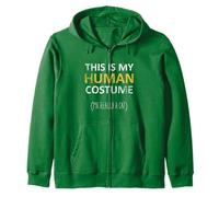 Este es mi disfraz humano de «Soy realmente un gato» para Halloween Sudadera con Capucha