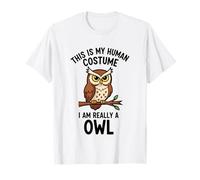 Este es mi Disfraz Humano. En Realidad Soy un búho Camiseta