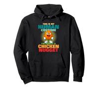 Este es mi disfraz humano. En realidad soy un nugget de pollo Sudadera con Capucha