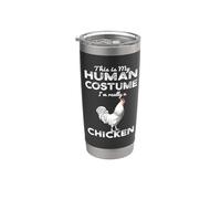 Este es mi disfraz humano Kawaii Animal Chicken Cosplay Vaso térmico de acero inoxidable de doble pared