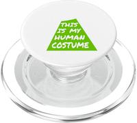 Este es mi Disfraz Humano - Nave Espacial alienígena OVNI Halloween ET PopSockets PopGrip para MagSafe