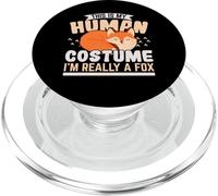 Este es mi Disfraz Humano. Realmente Soy un Animal Salvaje de Zorro PopSockets PopGrip para MagSafe