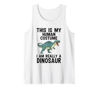 Este es mi Disfraz Humano. Realmente Soy un Dinosaurio Camiseta sin Mangas