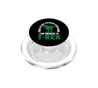 Este es mi Disfraz Humano. Realmente Soy un Dinosaurio de Halloween de T-Rex PopSockets PopGrip para MagSafe