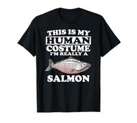 Este es mi Disfraz Humano. Realmente Soy un pez salmón Camiseta