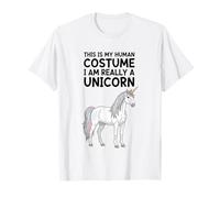 Este es mi Disfraz Humano. Realmente Soy un Unicornio Camiseta