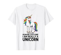 Este es mi Disfraz Humano. Realmente Soy un Unicornio Camiseta