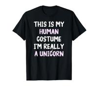 Este es mi Disfraz Humano. Realmente Soy un Unicornio Camiseta gráfica económica