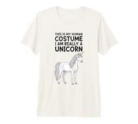 Este es mi Disfraz Humano. Realmente Soy un Unicornio Camiseta Premium