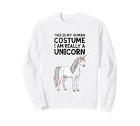 Este es mi Disfraz Humano. Realmente Soy un Unicornio Sudadera