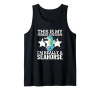 Este es mi Disfraz Humano, Soy Realmente un Caballito de mar Camiseta sin Mangas