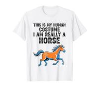 Este es mi Disfraz Humano, Soy Realmente un Caballo Camiseta